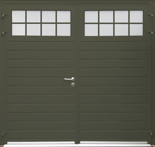 Traditional Teckentrup side hinged garage door